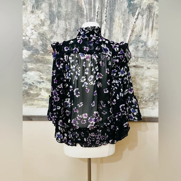 MISA Los Angeles Lillie Neck Tie Top Size Small NWOT $246 - Picture 10 of 16